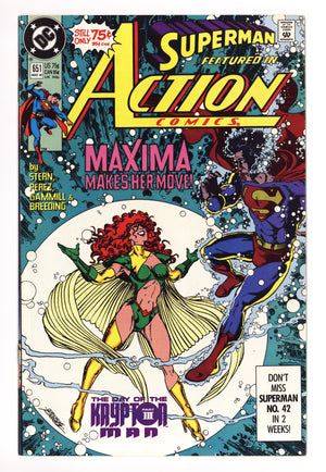 Action Comics Vol 1 651 Mid Grade (1990)