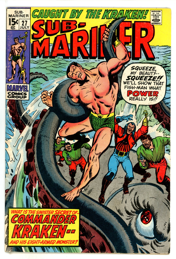 Sub-Mariner Vol 1 27 FN- (5.5) (1970)