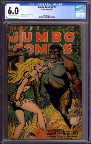 Jumbo Comics 99 CGC 6.0 (FN) (1947)