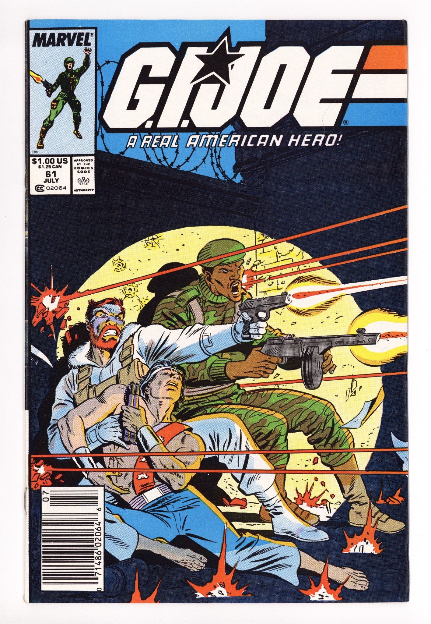G.I. Joe, A Real American Hero 61 Mid Grade (1987) Newsstand 