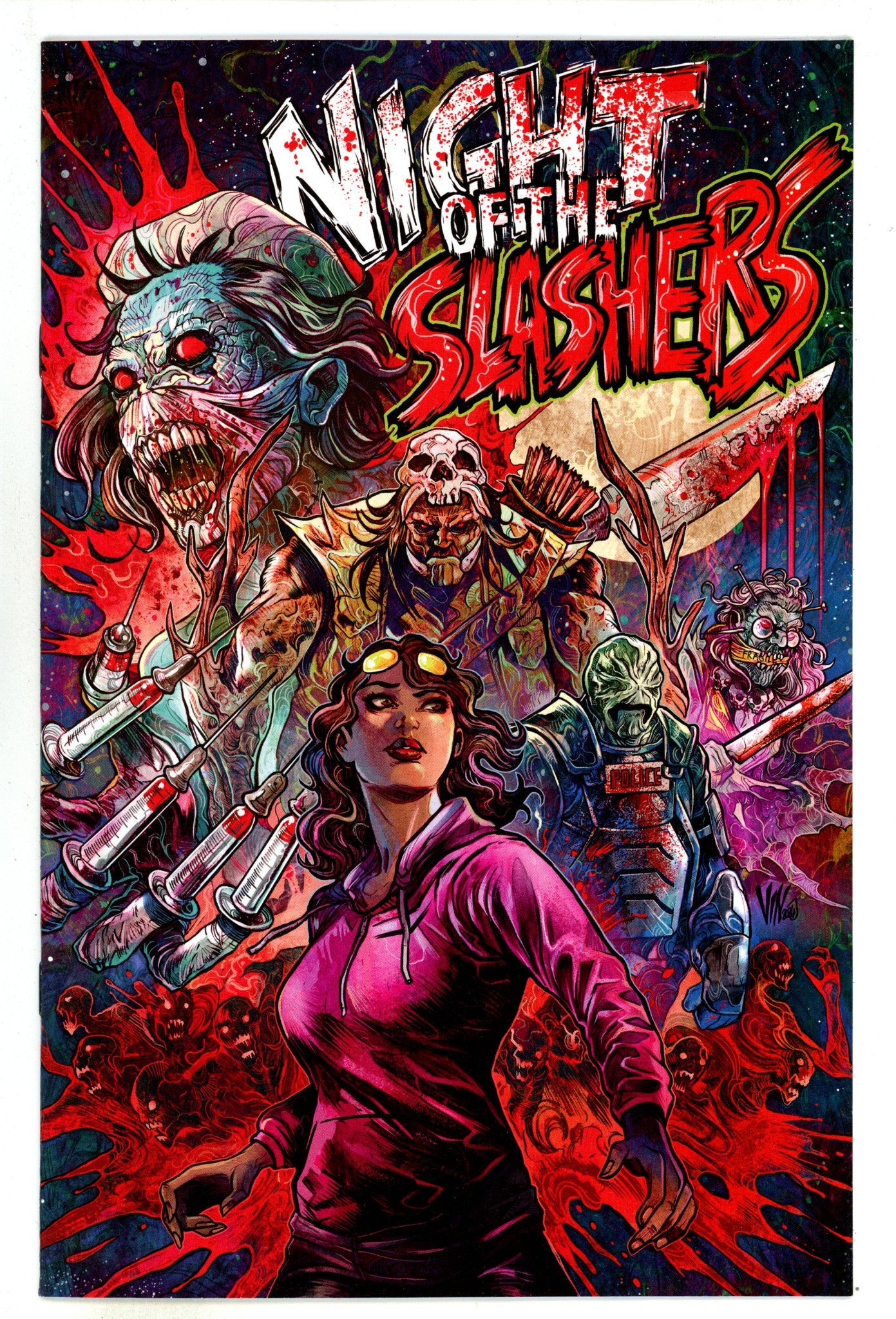Night Of The Slashers 3 Riccardi Variant (2025)