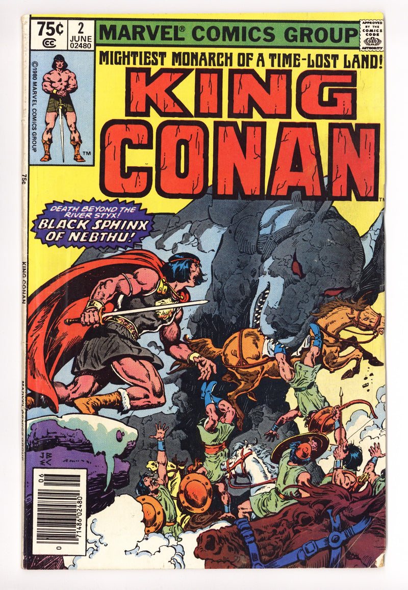 King Conan 2 Low Grade (1980) Newsstand 