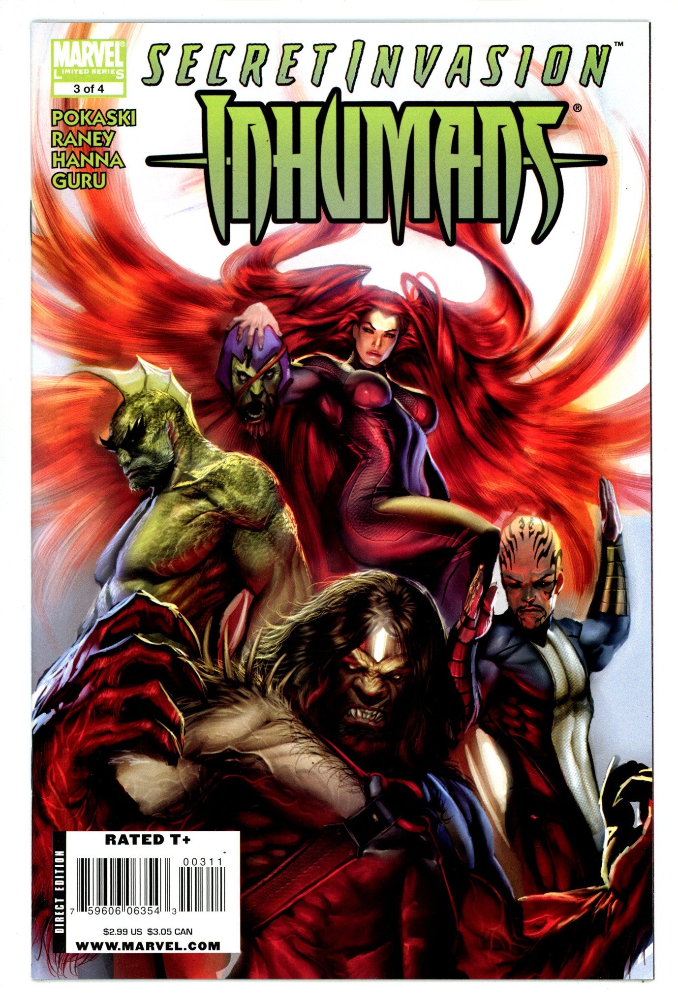 Secret Invasion: Inhumans 3 High Grade (2008) 