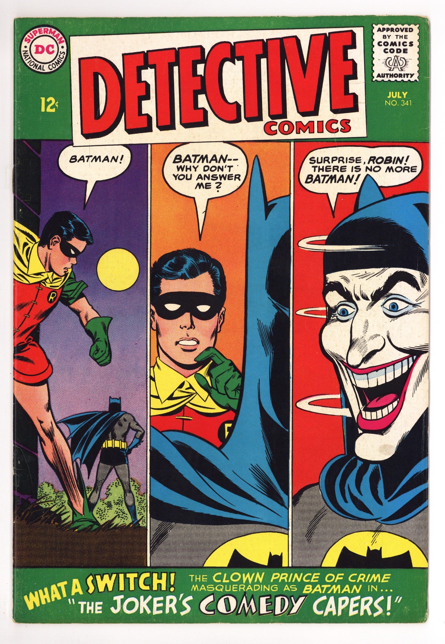 Detective Comics Vol 1 341 FN (6.0) (1965) 