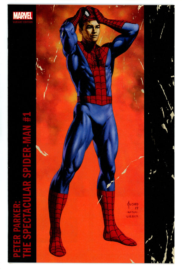 Peter Parker: The Spectacular Spider-Man 1 NM (9.4) (2017) Jusko Variant