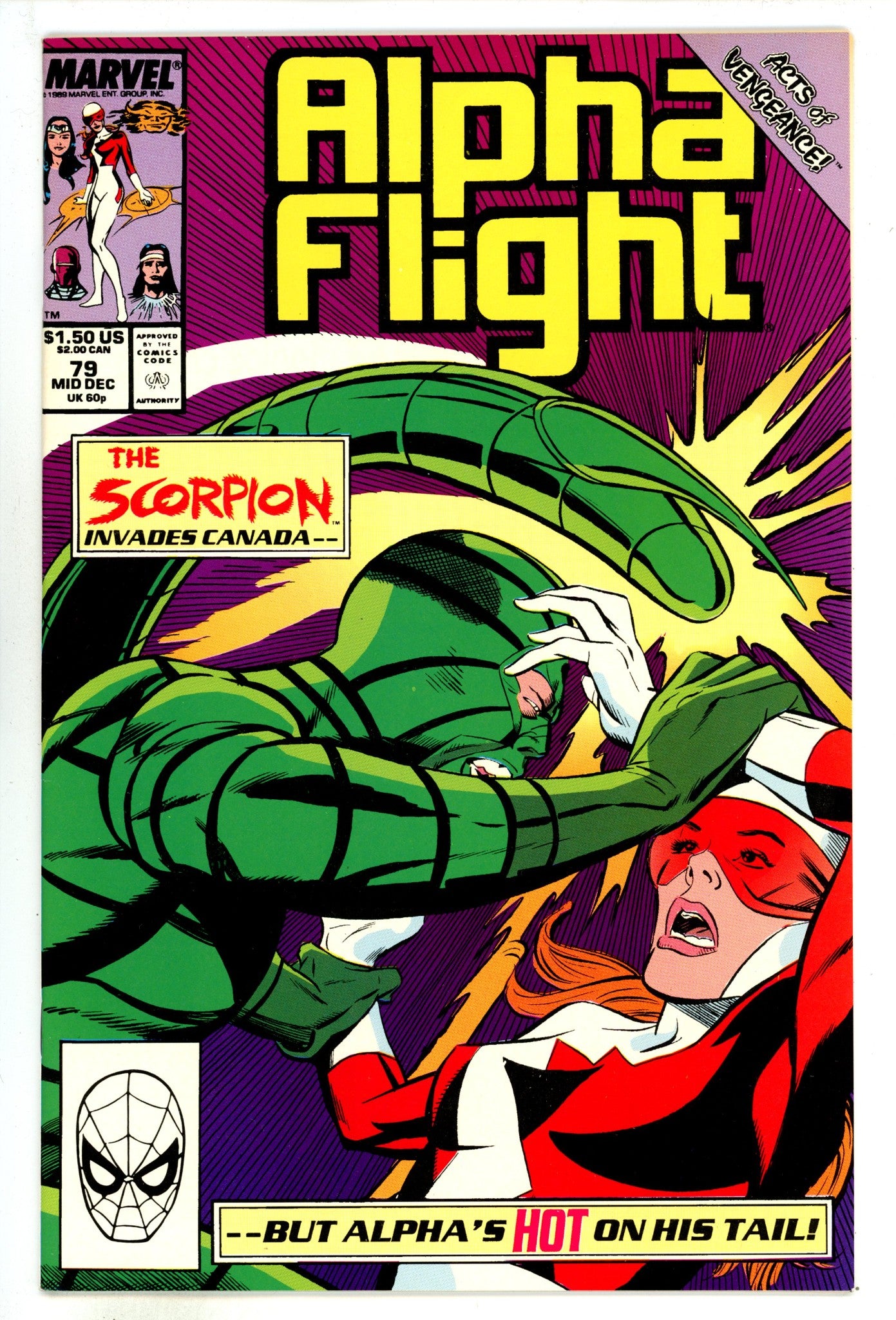 Alpha Flight Vol 1 79 High Grade (1989) 