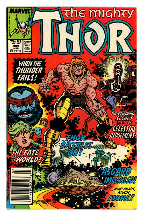 Thor Vol 1 389 Mid Grade (1988) Newsstand