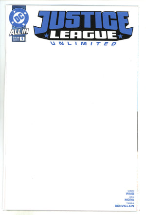 Justice League Unlimited Vol 2 1 Blank Variant (2024)