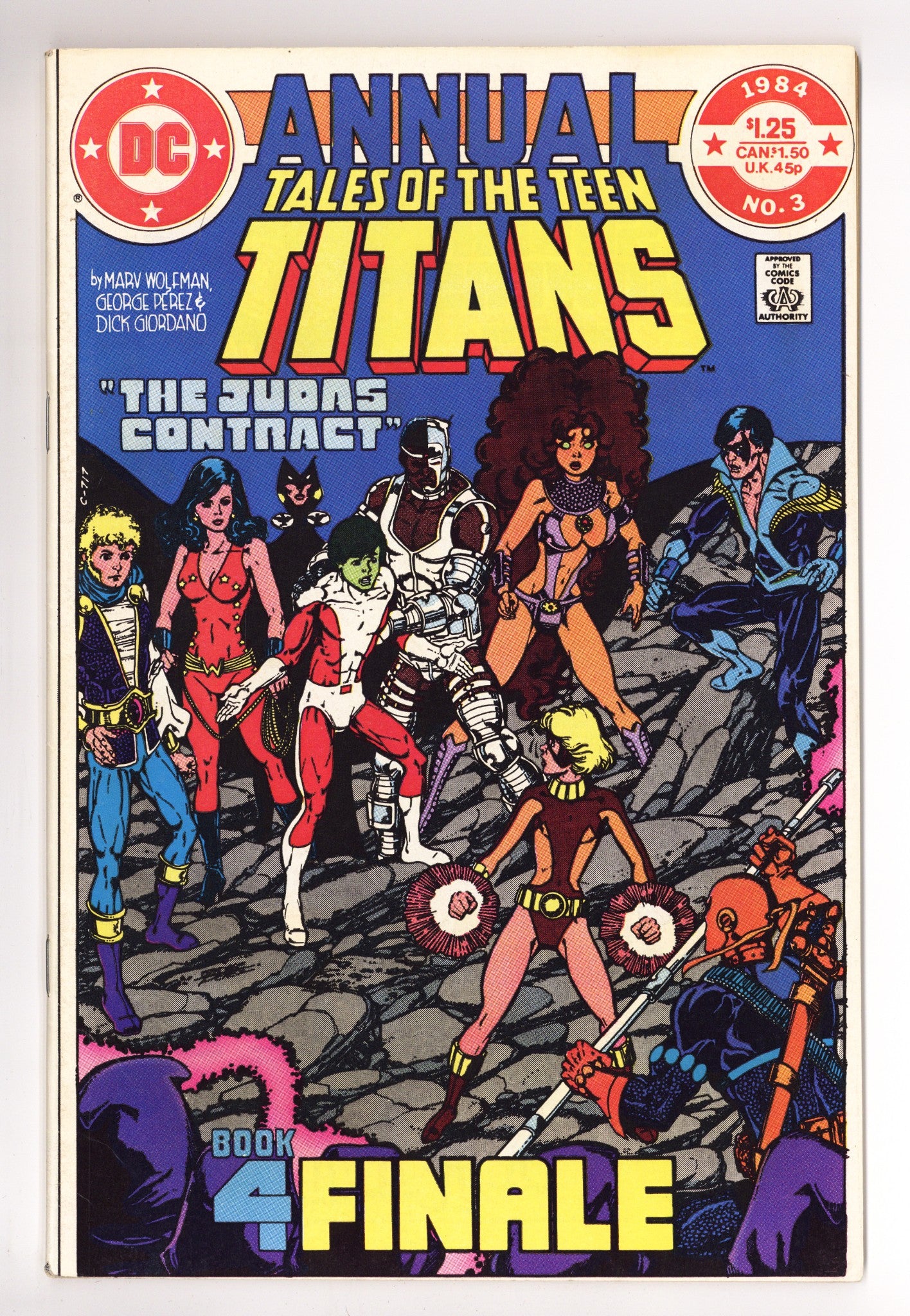 Tales of the Teen Titans Annual 3 Mid Grade (1984) 