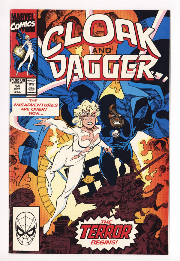 Cloak and Dagger 14 Mid Grade (1990)