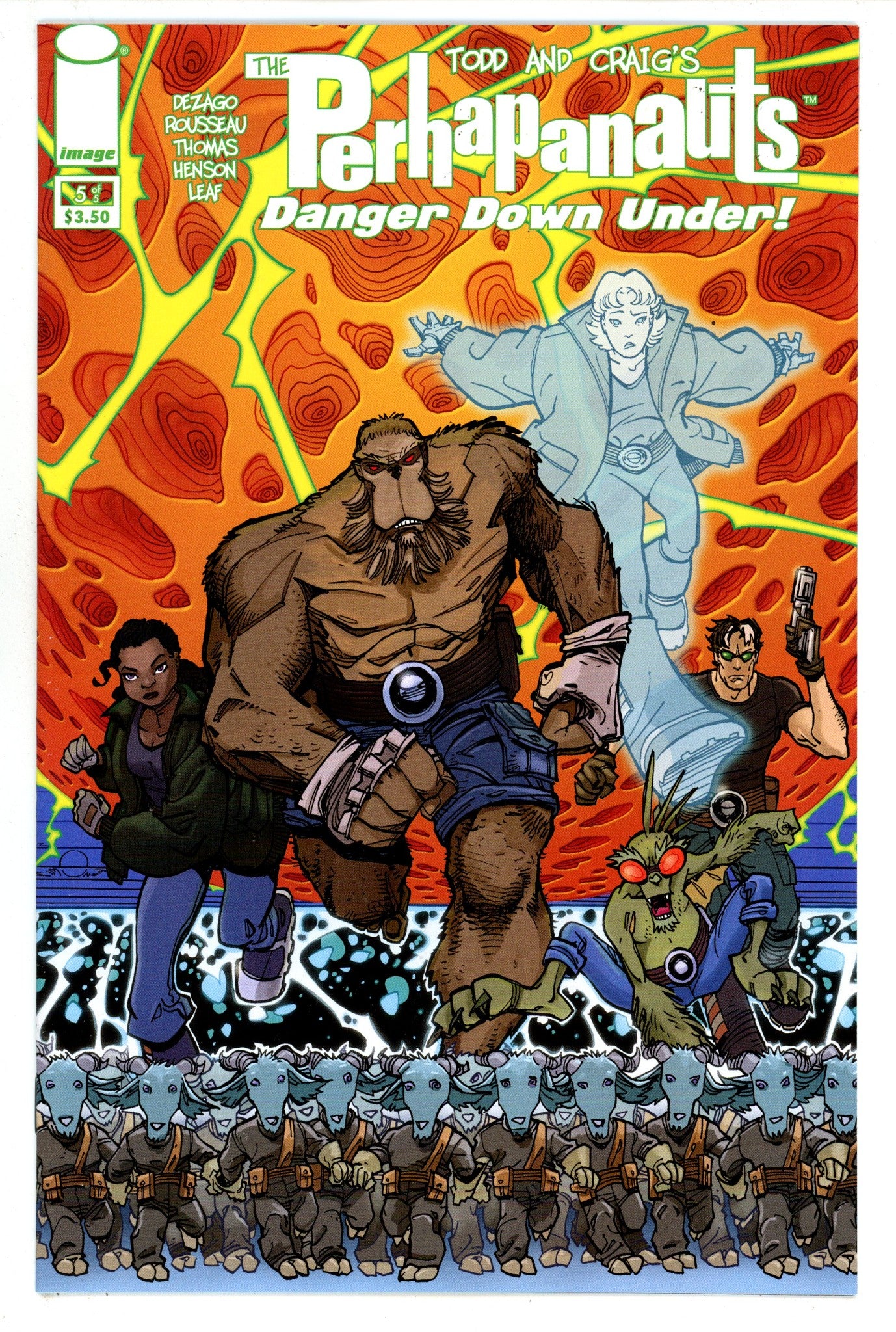 The Perhapanauts: Danger Down Under 5 High Grade (2013) Variant 