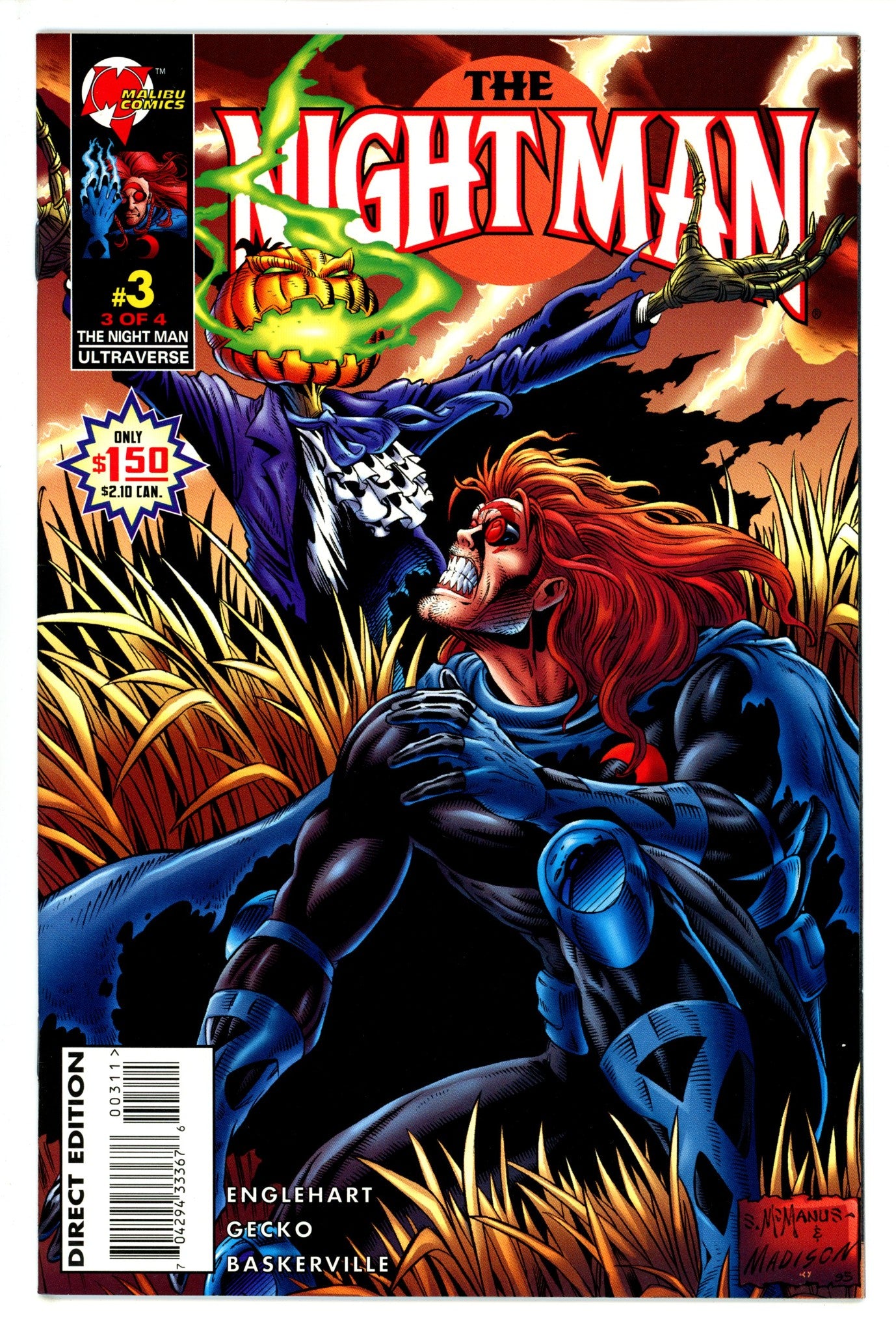 Night Man Vol 2 3 (1995)