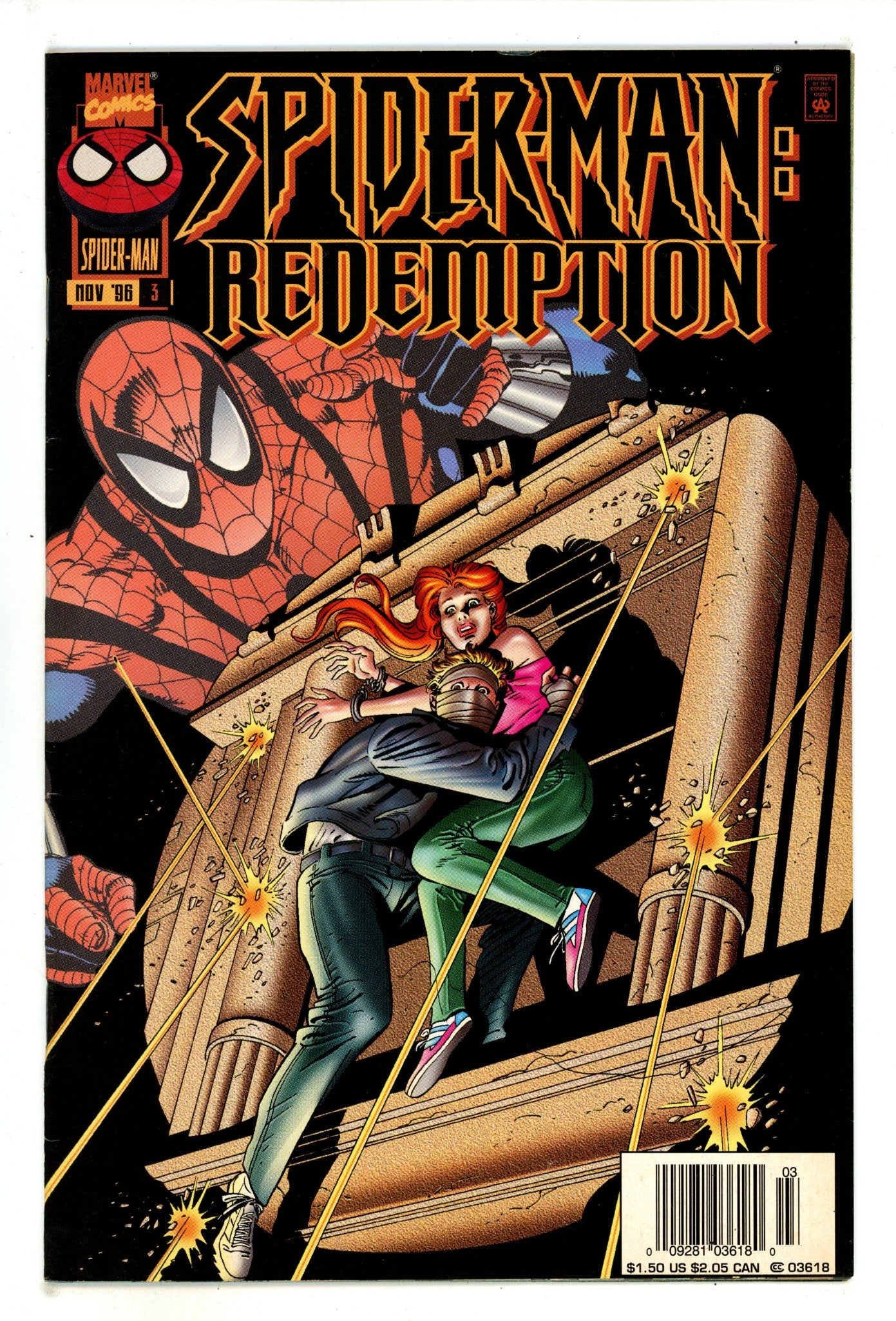 Spider-Man: Redemption 3 Mid Grade (1996) Newsstand 