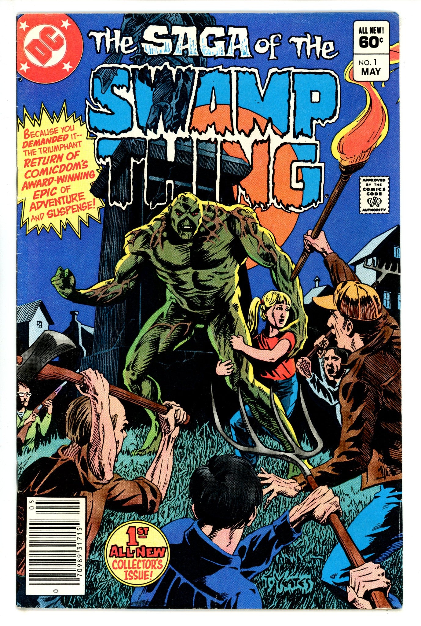 The Saga of Swamp Thing 1 Newsstand VG+ (1982)