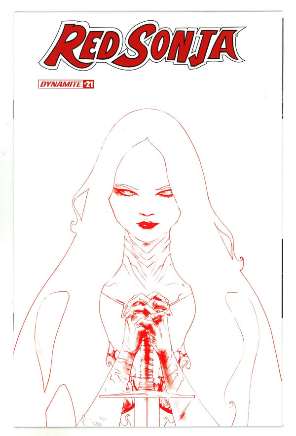 Red Sonja Vol 5 21 Mid Grade (2020) Lee Sketch Incentive Variant