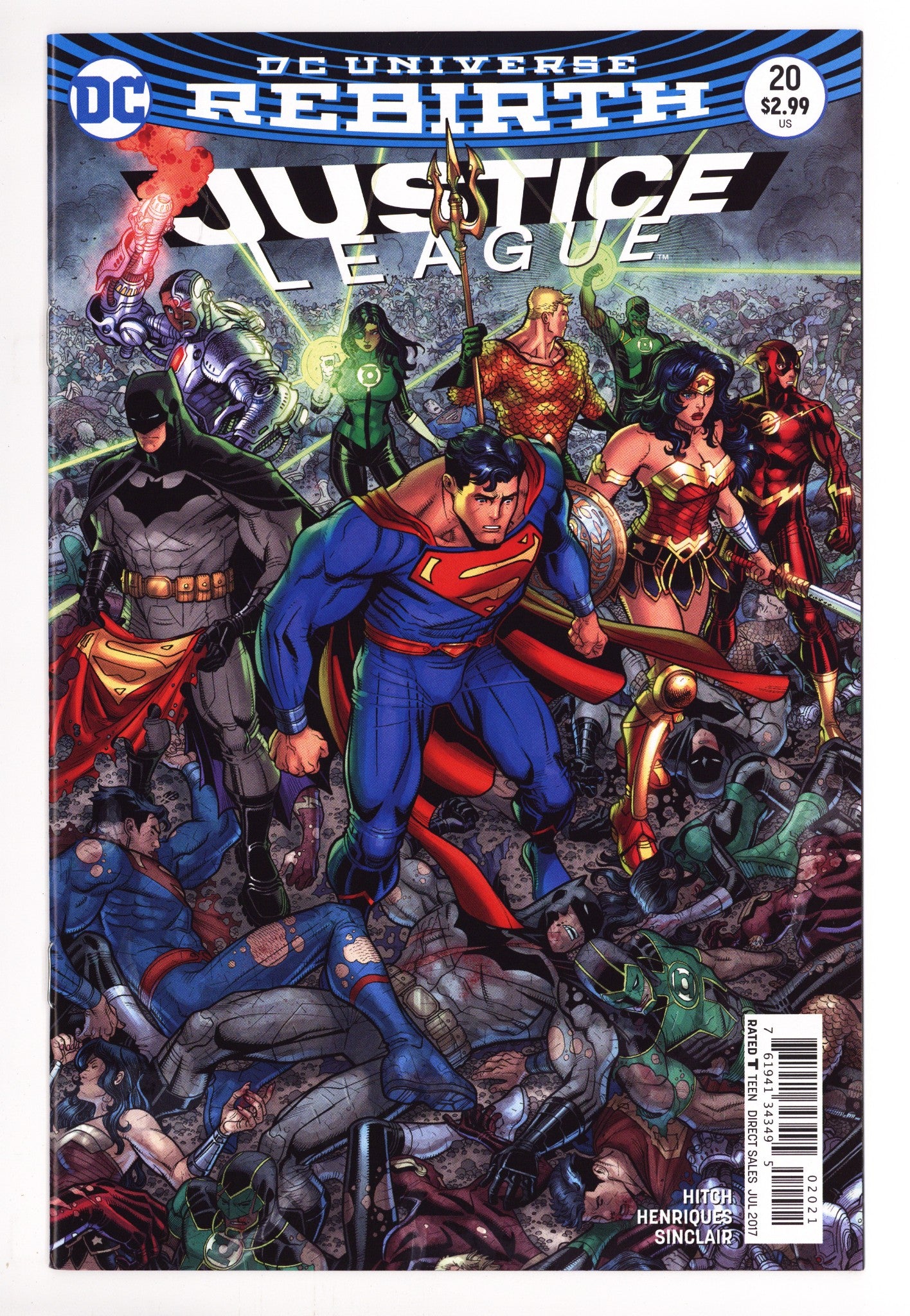 Justice League Vol 2 20 High Grade (2017) Bradshaw Variant 
