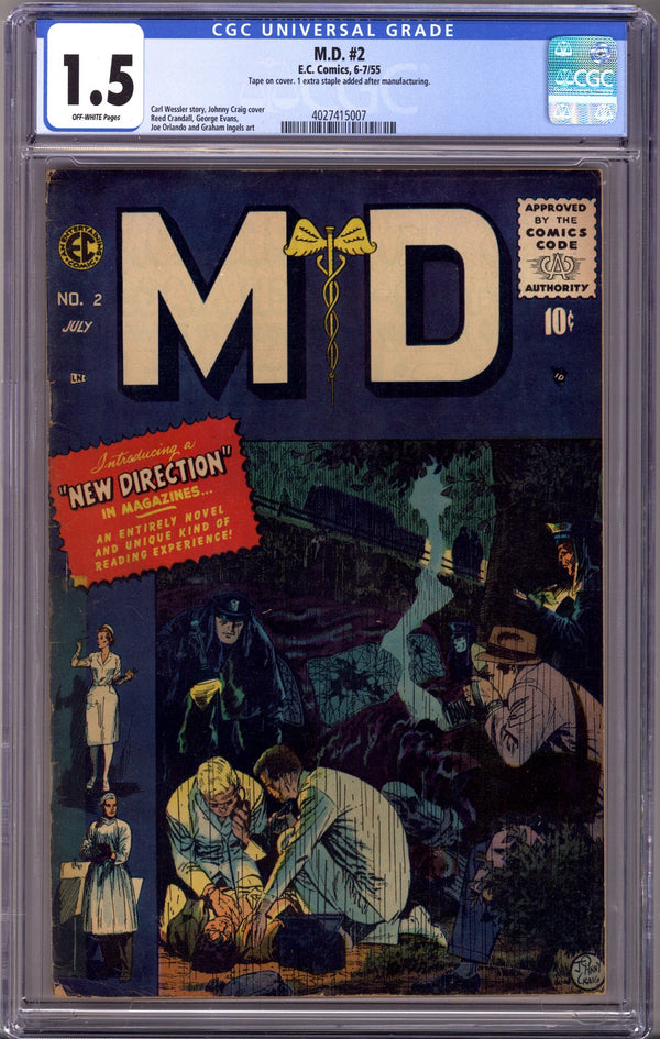 M.D. 2 CGC 2.0 (1955)