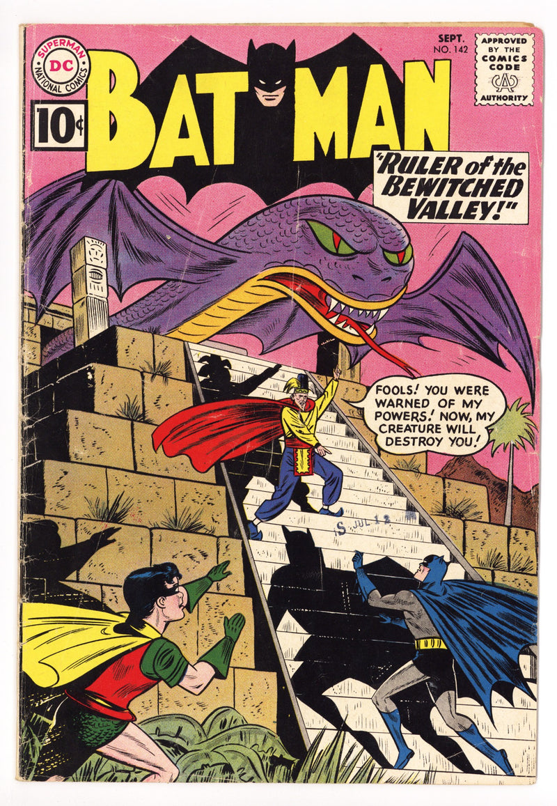 Batman Vol 1 142 VG- (3.5) (1961) 