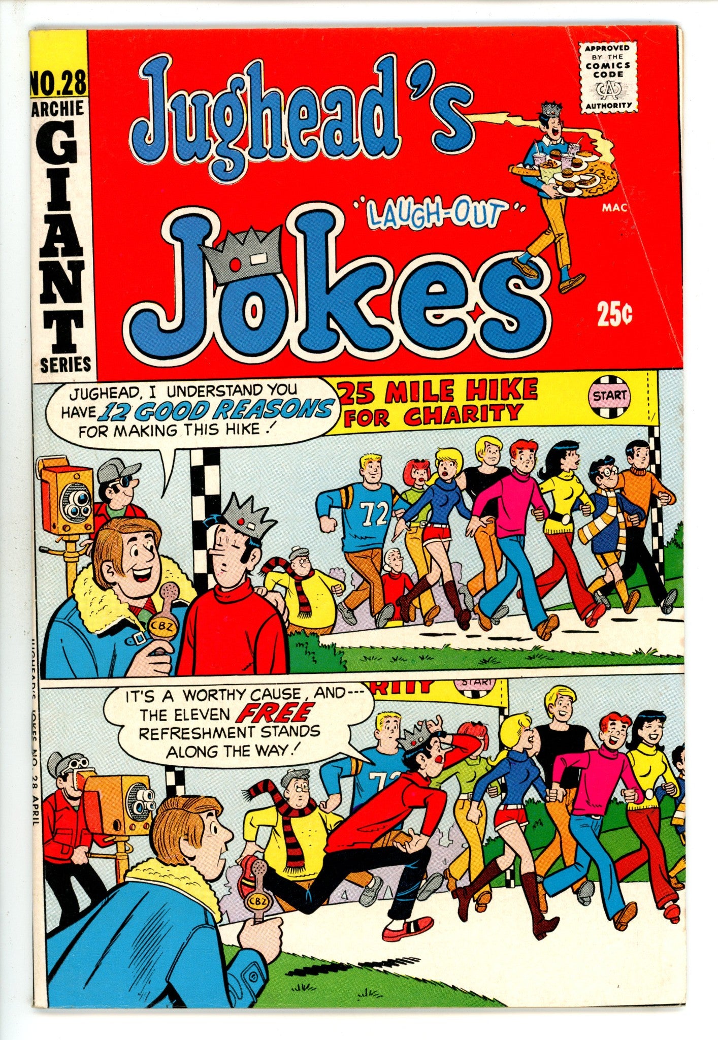 Jughead's Jokes 28 VG/FN (1972)
