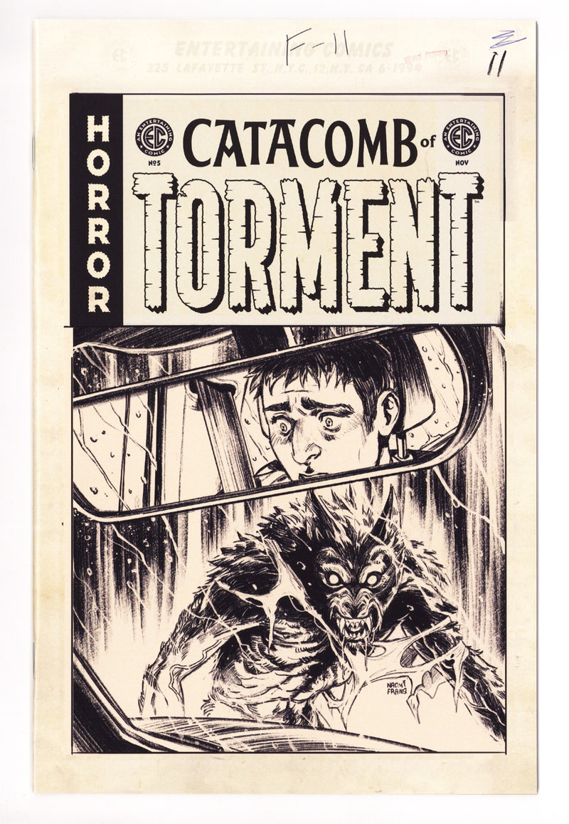 EC Catacomb Of Torment 5 Franquiz B&W Incentive VF/NM (2025)