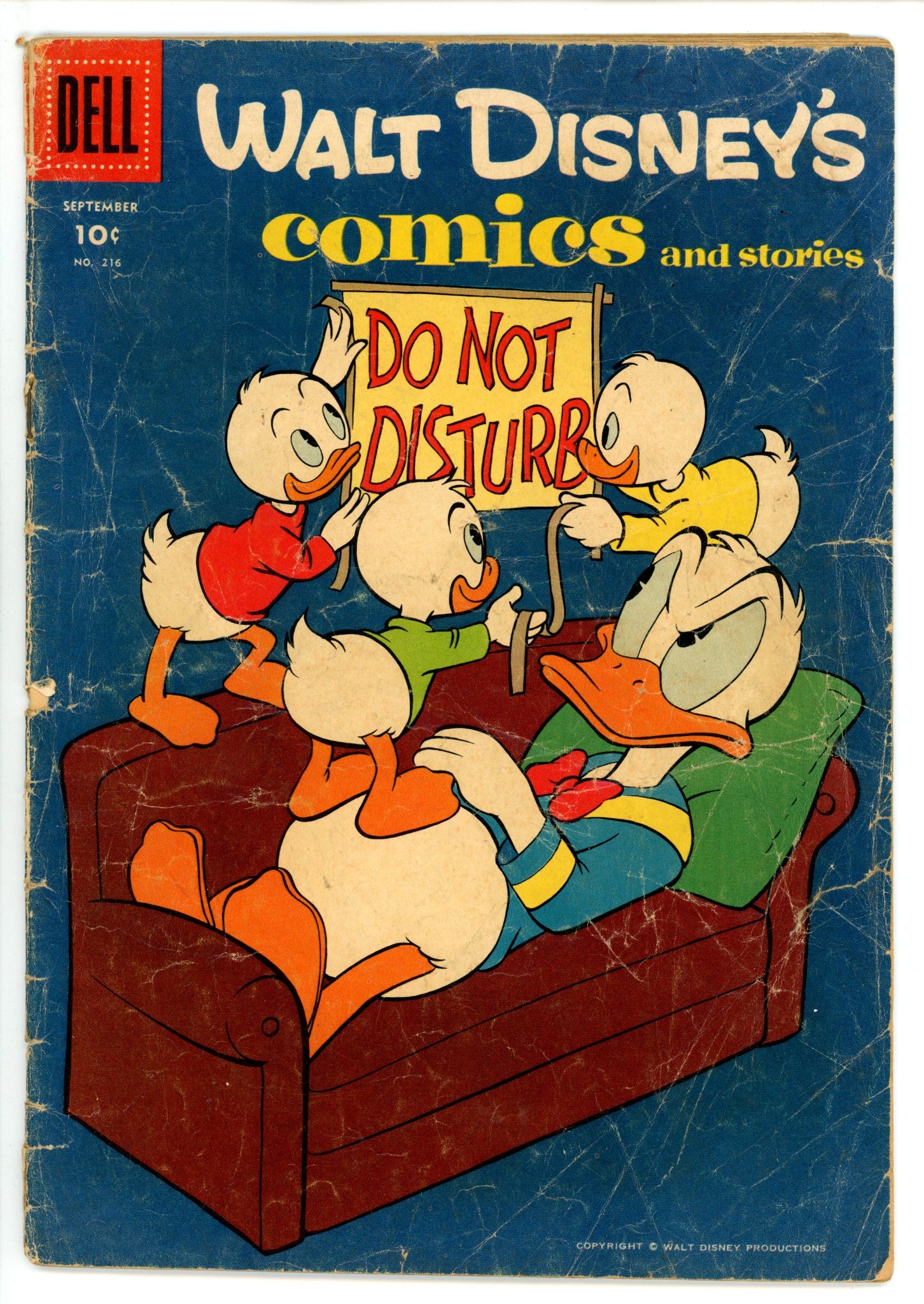 Walt Disney's Comics and Stories Vol 18 12 (216) FR/GD (1958)