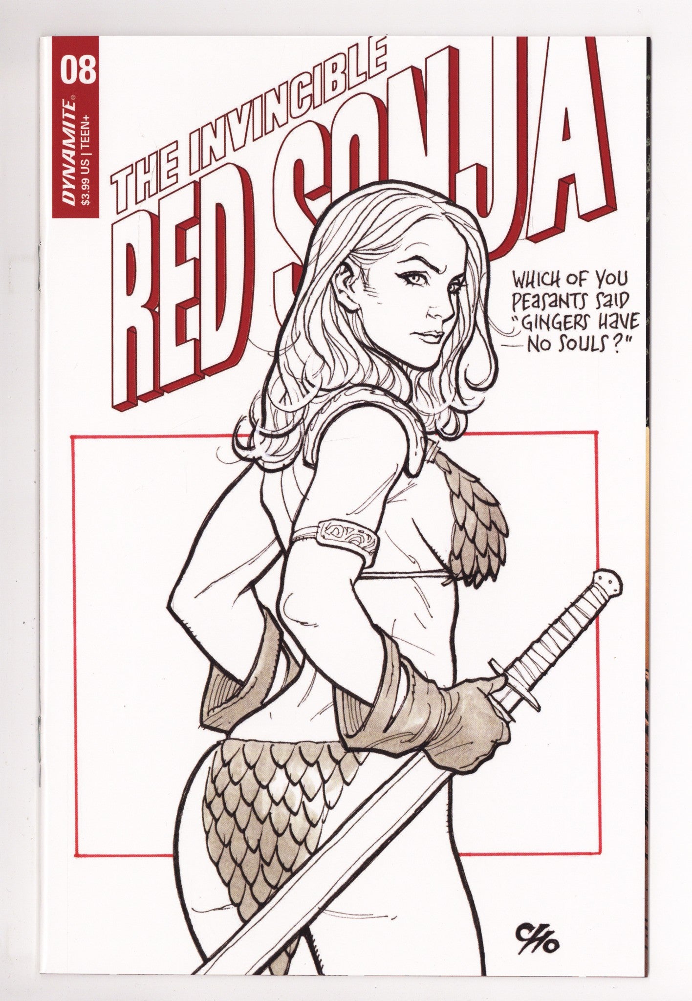 The Invincible Red Sonja   8  High Grade   (2022) Cho     Variant  