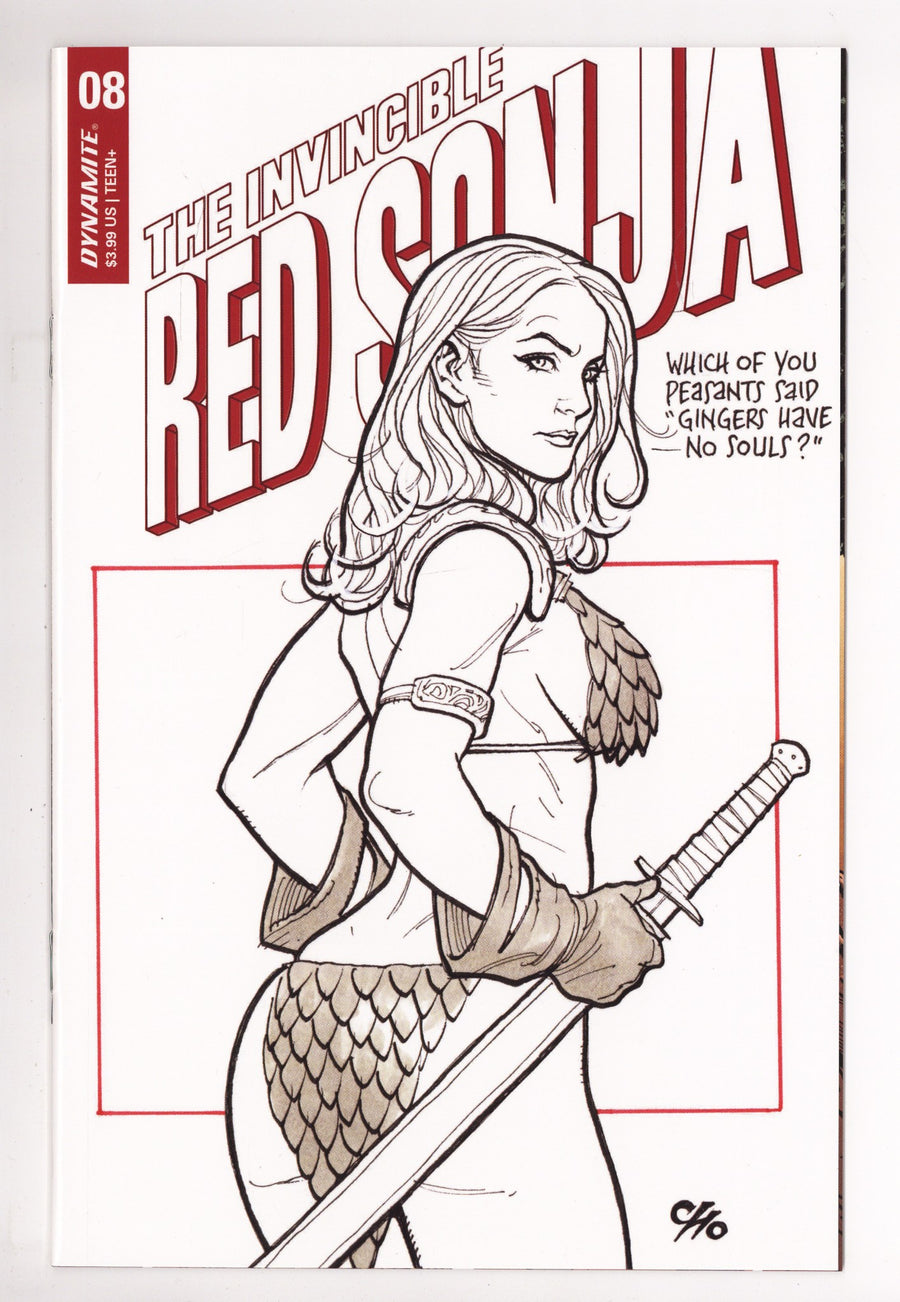 The Invincible Red Sonja   8  High Grade   (2022) Cho     Variant  