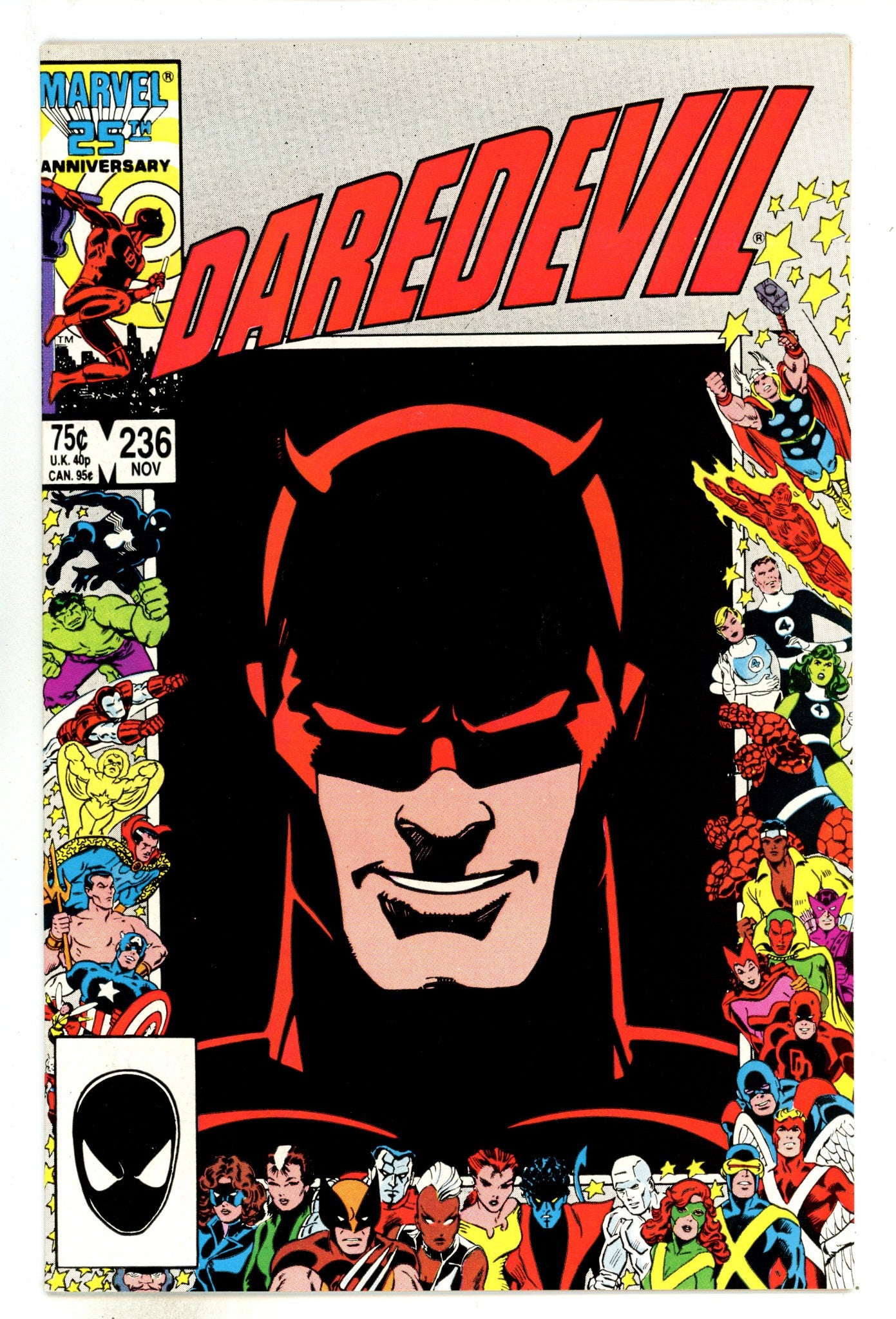 Daredevil Vol 1 236 VF+ (8.5) (1986) 