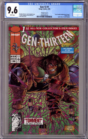 Gen 13 Vol 2 1 CGC 9.6 (NM+) (1995) Cleary Homage Variant