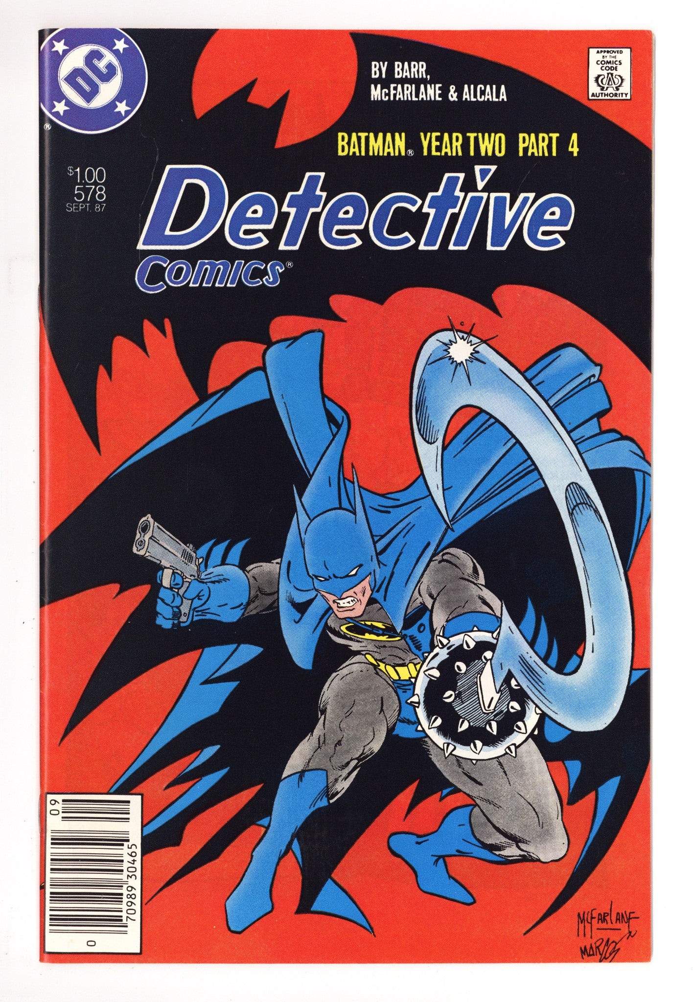 Detective Comics Vol 1 578 VF/NM (9.0) (1987) Canadian Price Variant 