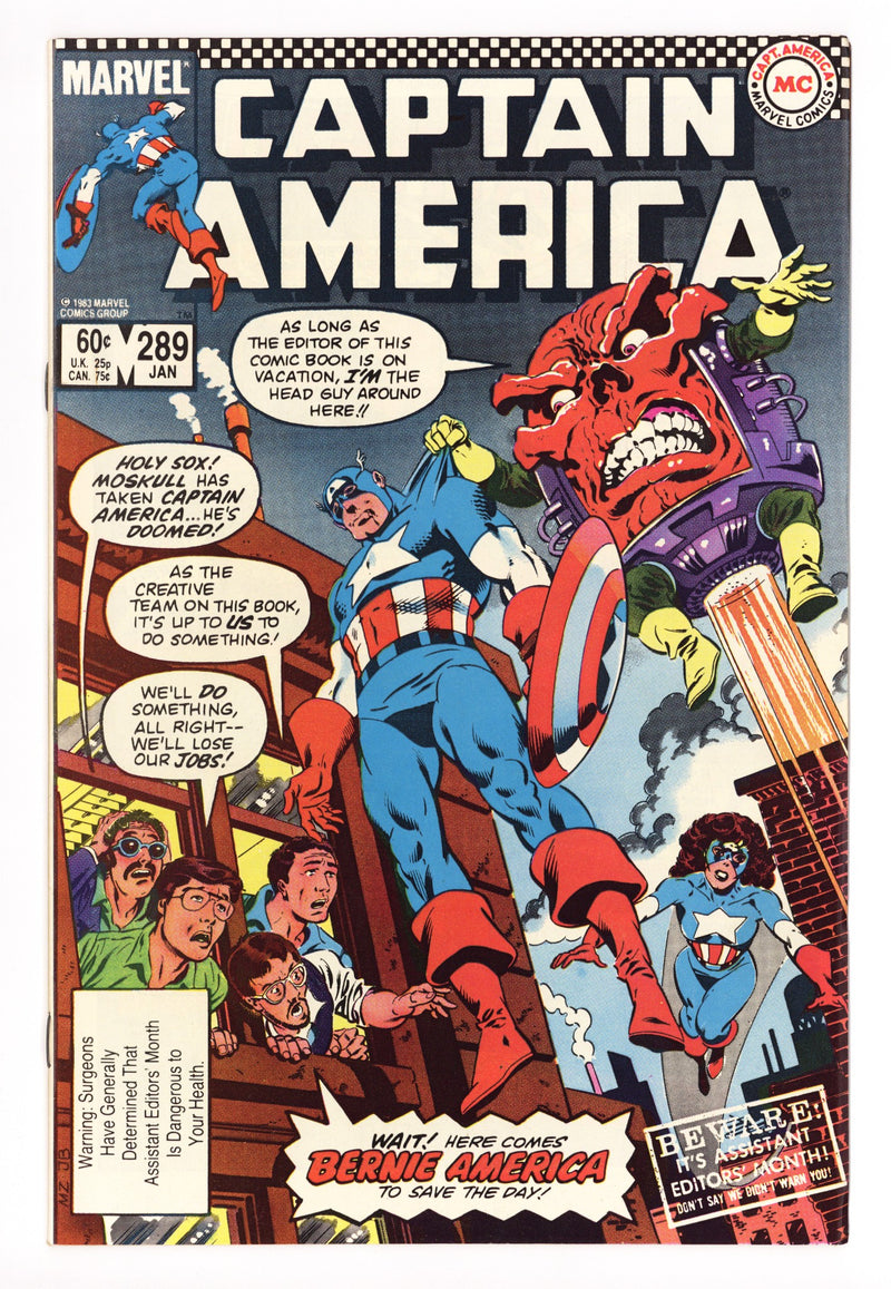 Captain America Vol 1 289 Mid Grade (1984) 