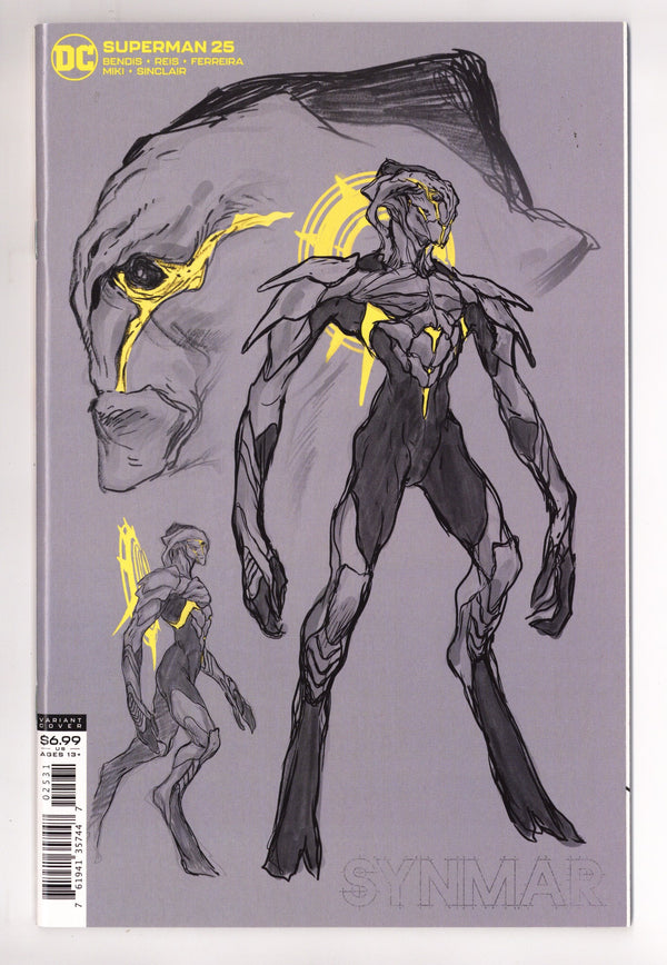 Superman Vol 5 25 NM- (9.2) (2020) Reis Incentive Variant
