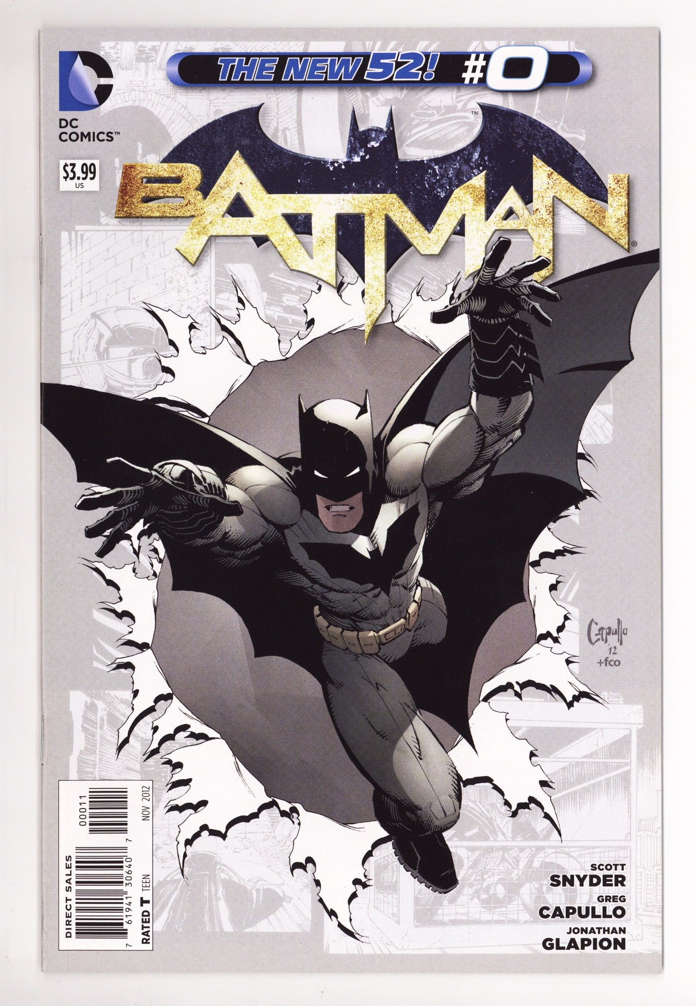 Batman Vol 2 0 Mid Grade (2012) 
