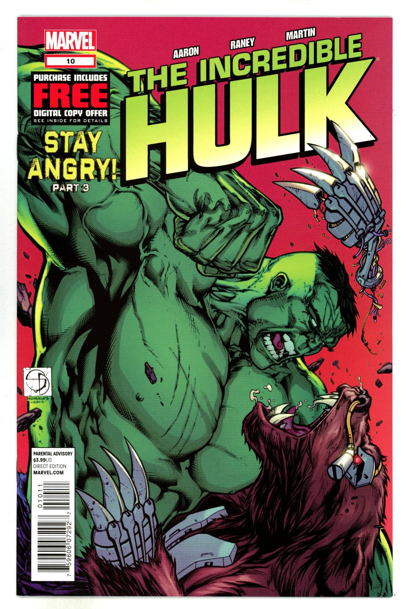 The Incredible Hulk Vol 3 10 High Grade (2012) 
