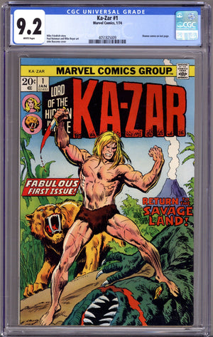 Ka-Zar Vol 2 1 CGC 9.2 (NM-) (1974)