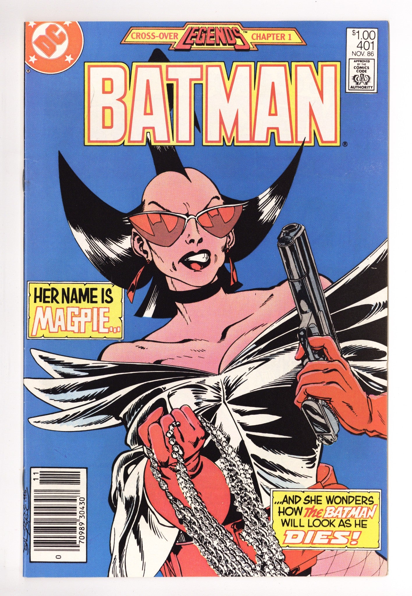 Batman Vol 1 401 Mid Grade (1986) Canadian Price Variant 