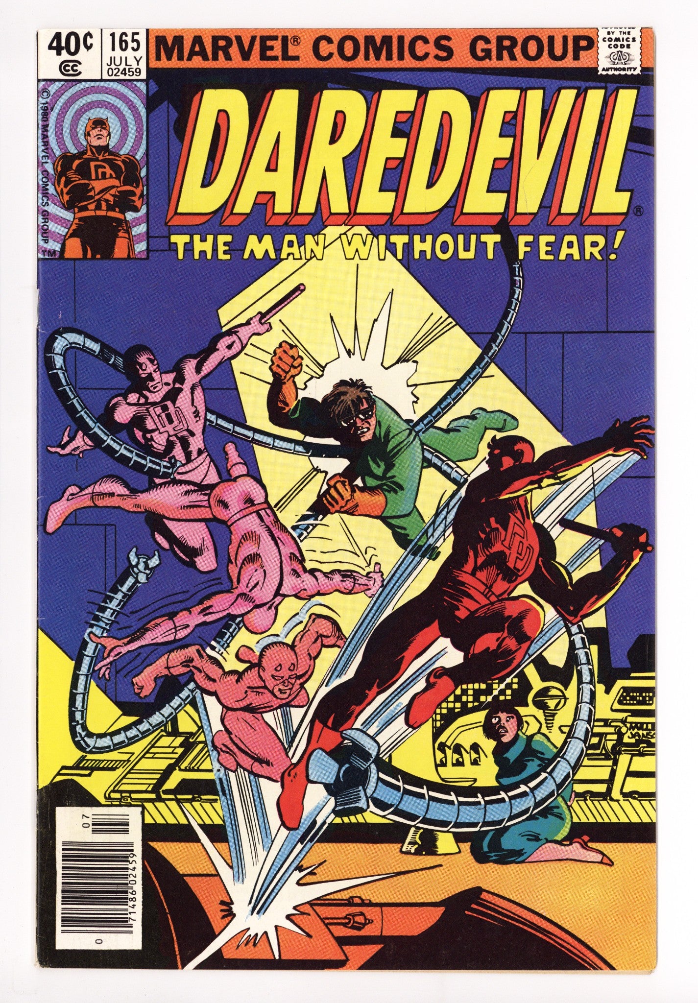 Daredevil Vol 1 165 FN/VF (7.0) (1980) Newsstand 