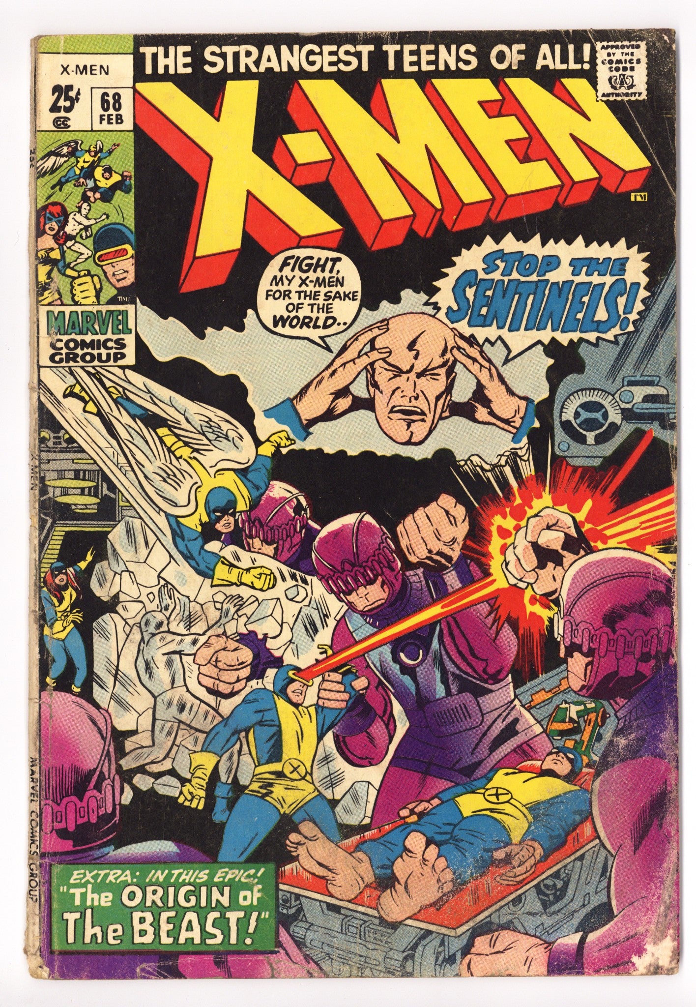 The X-Men Vol 1 68 GD+ (2.5) (1971) 