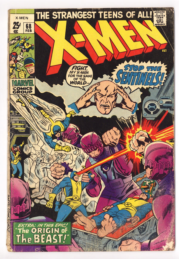 The X-Men Vol 1 68 GD+ (2.5) (1971)