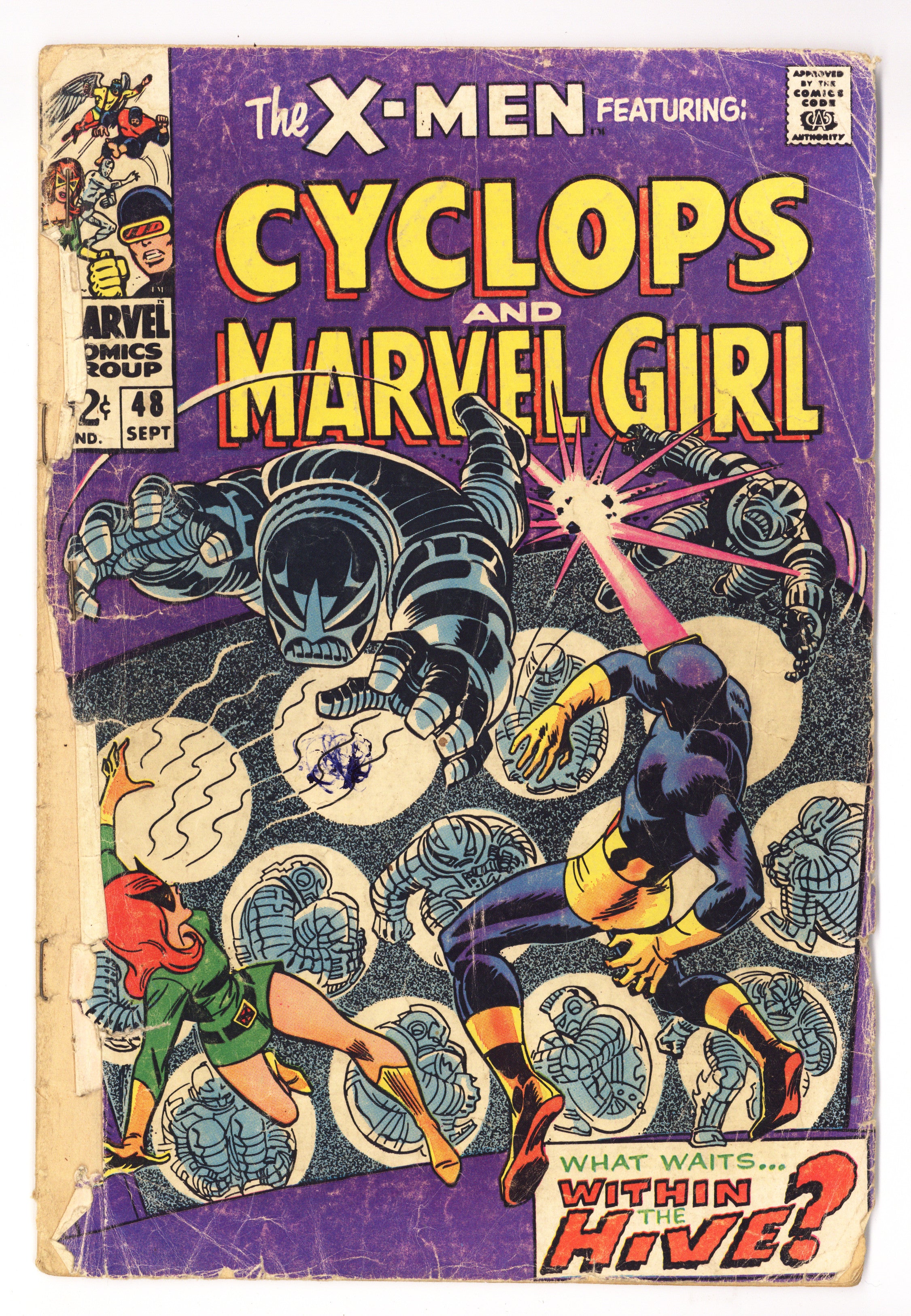 The X-Men Vol 1 48  PR (0.5) Back Cover Missing  (1968)        