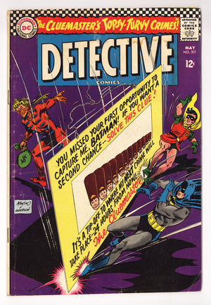 Detective Comics Vol 1 351 GD/VG (3.0) (1966)