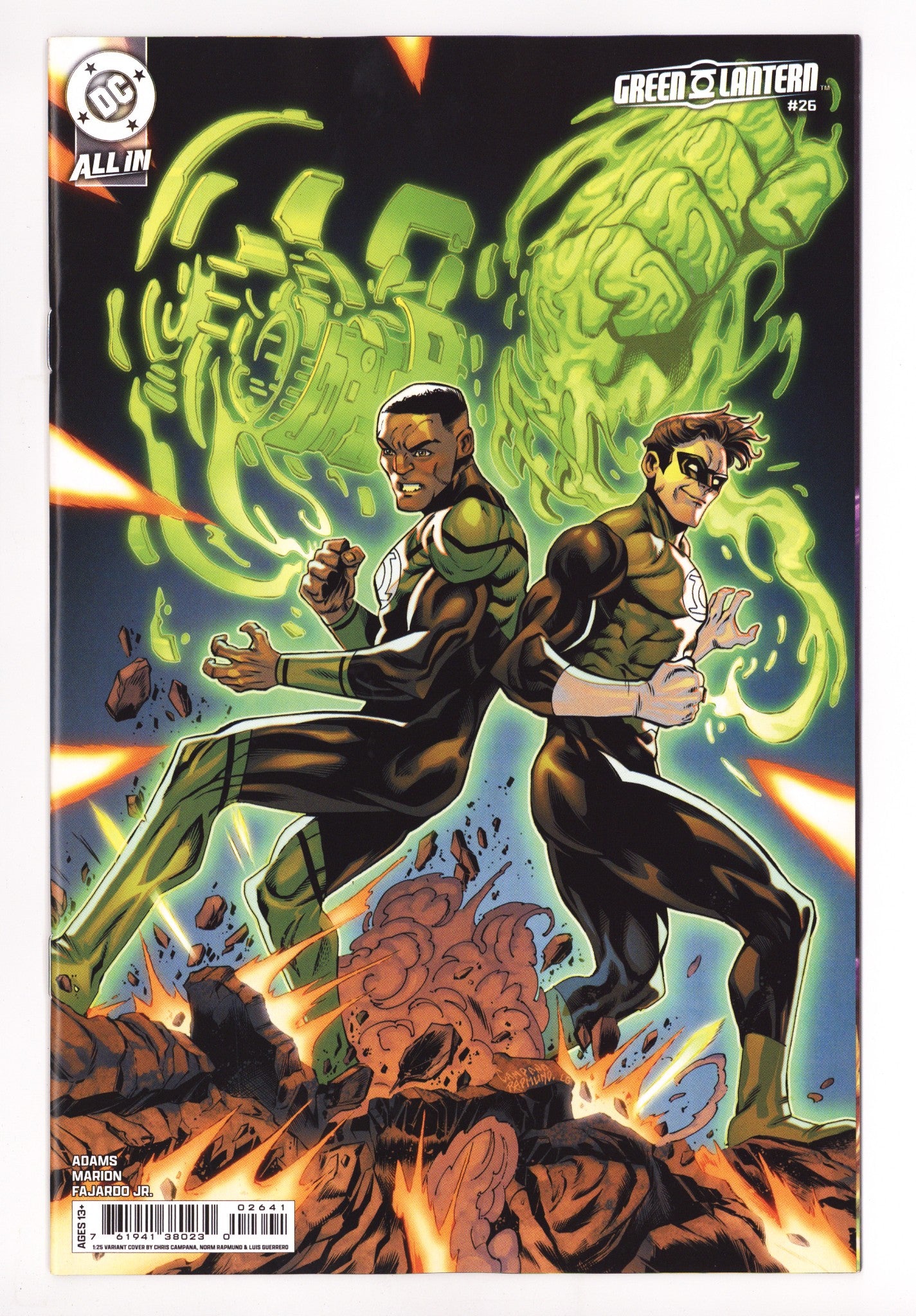 Green Lantern Vol 8 26 Campana Incentives NM (2025)