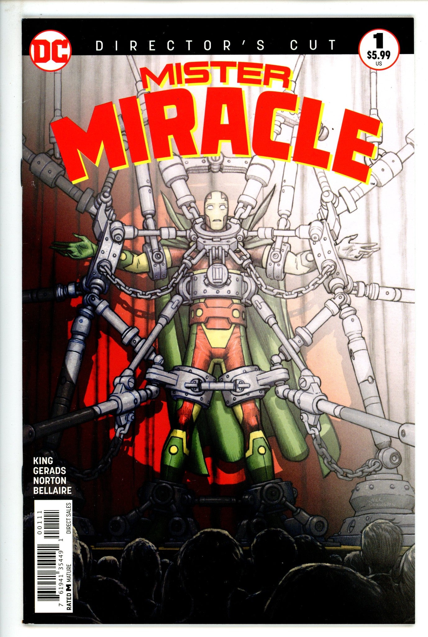 Mister Miracle #1 Director's Cut Vol 4 1 High Grade (2018) 