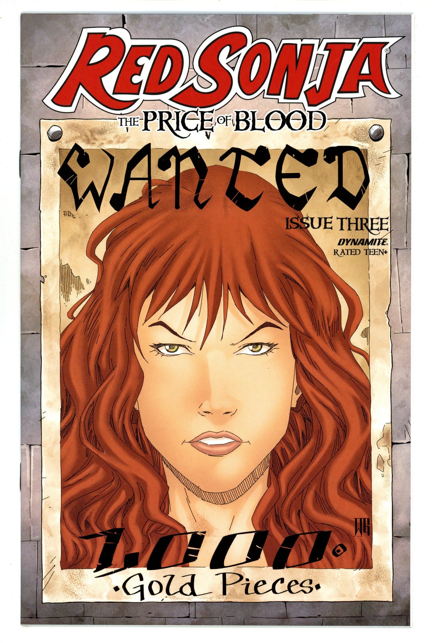 Red Sonja, Price of Blood 3 High Grade (2021) Geovani Variant 