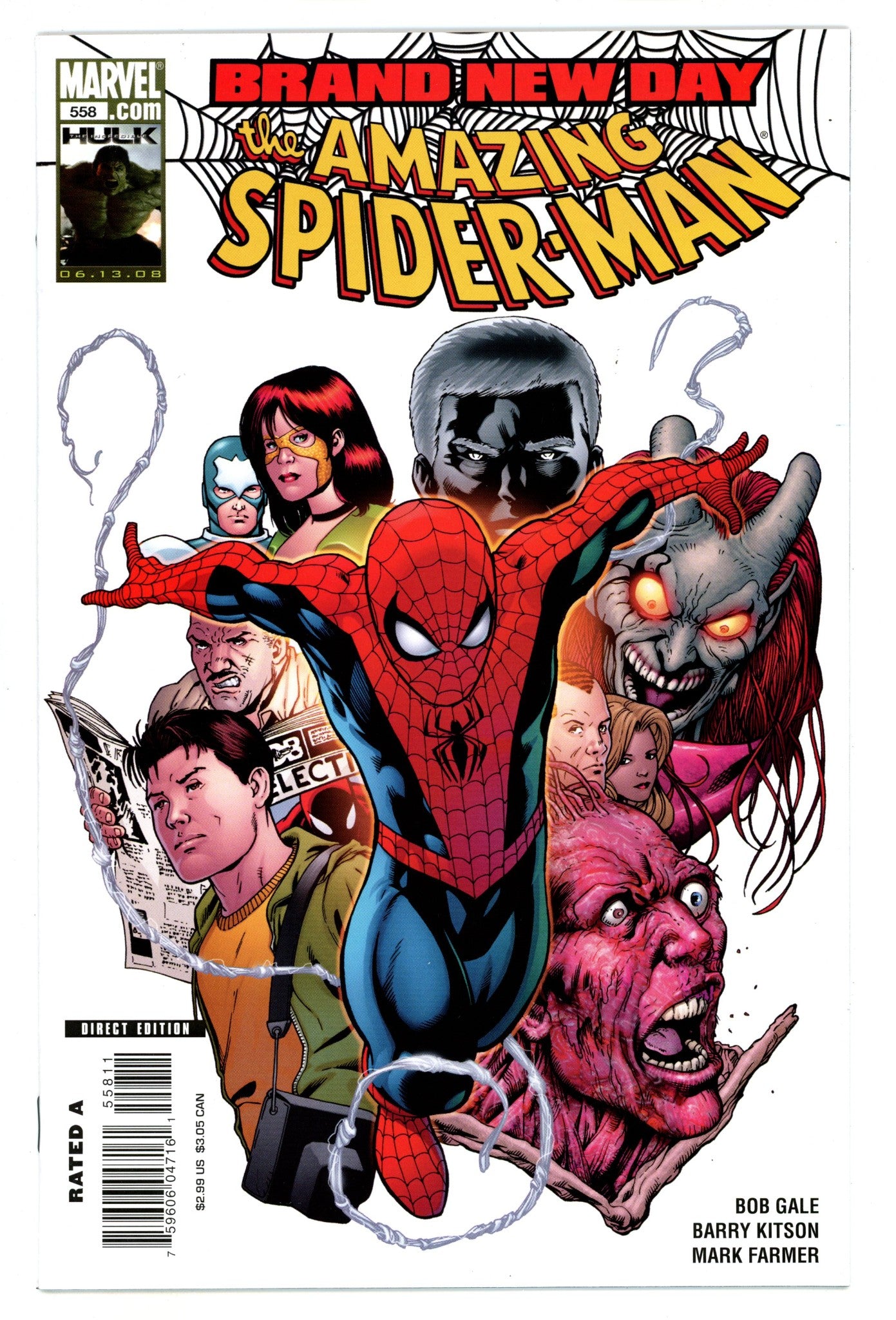 The Amazing Spider-Man Vol 2 558 High Grade (2008) 