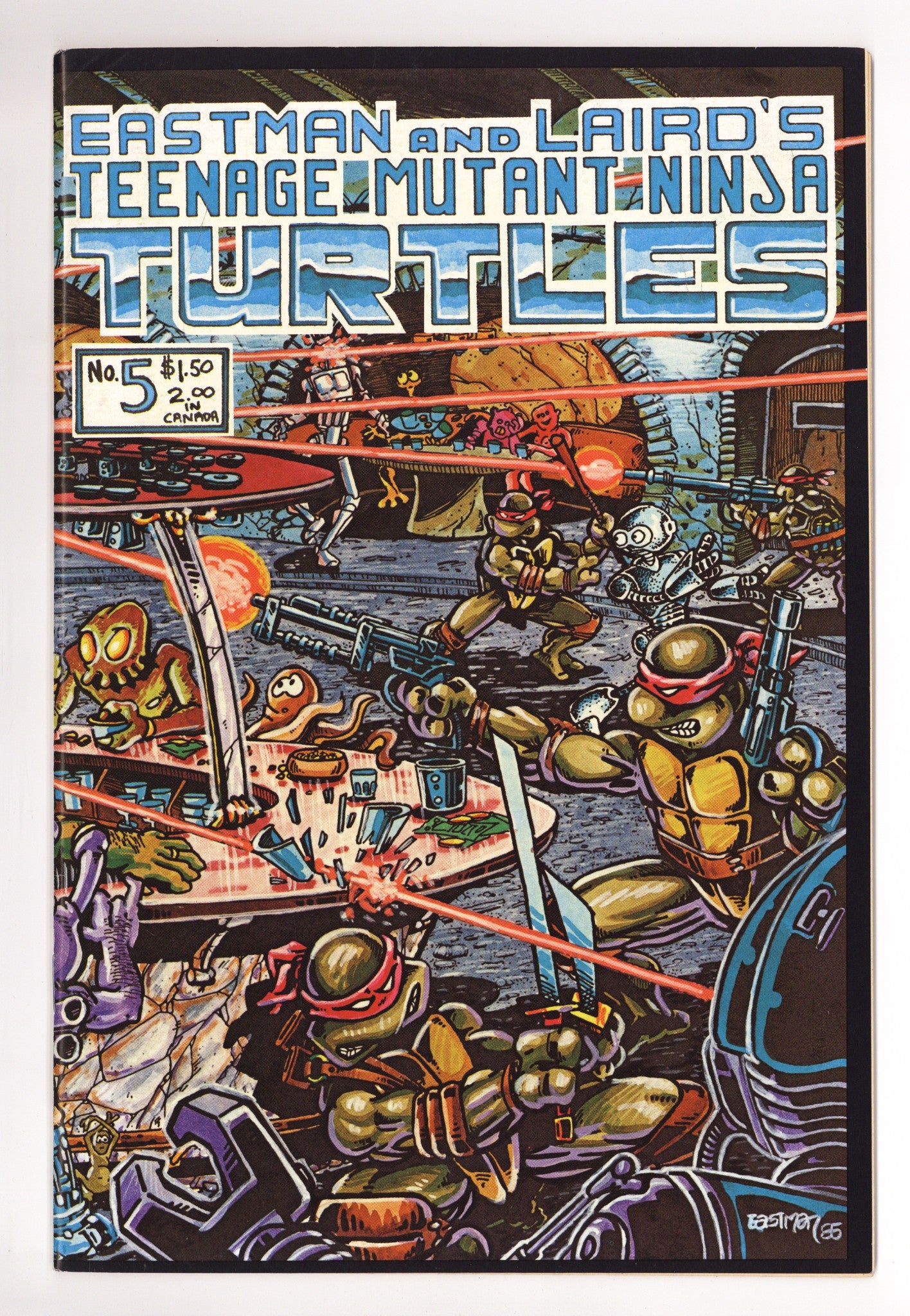 Teenage Mutant Ninja Turtles Vol 1 5 VF- (7.5) (1985) 