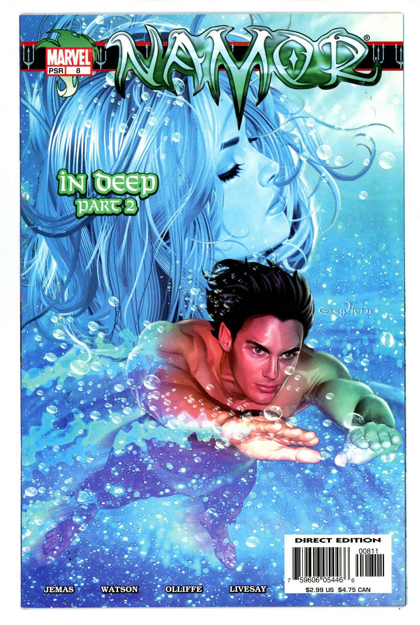 Namor Vol 1 8 High Grade (2003) 