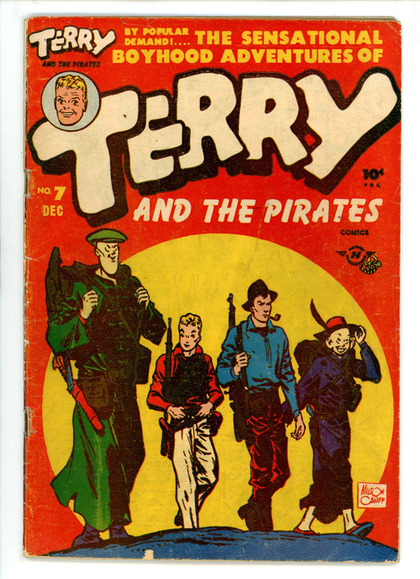 Terry and the Pirates Comics 7 VG- (3.5) (1947)