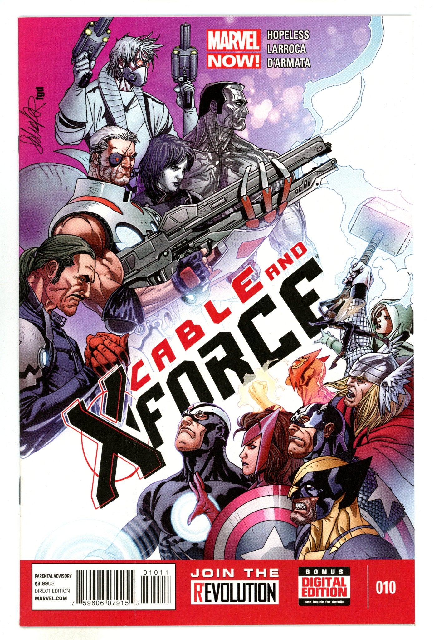 Cable and X-Force  10  High Grade  (2013)  
