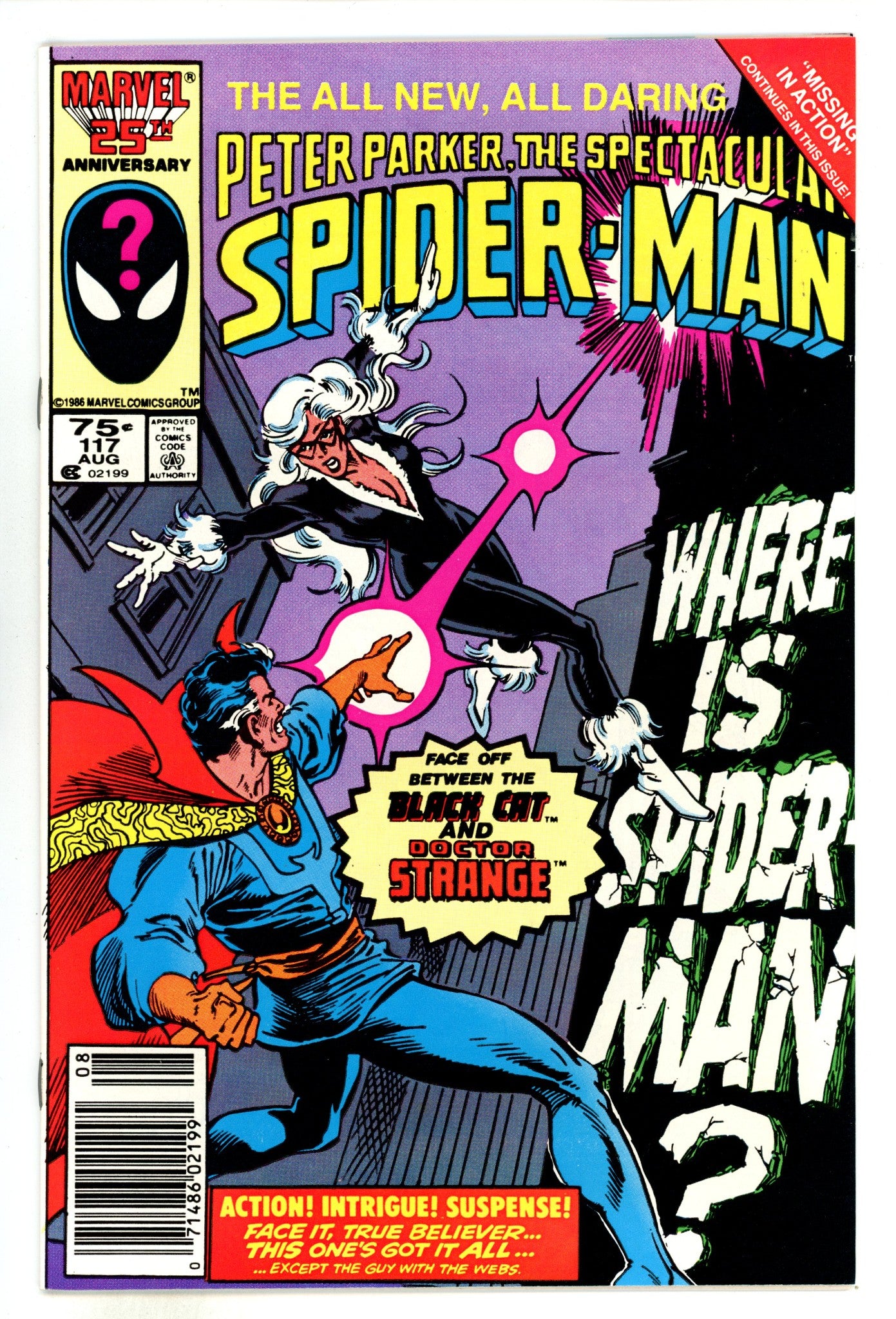The Spectacular Spider-Man Vol 1 117 NM- (9.2) (1986) Newsstand 
